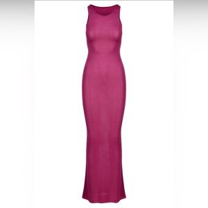 Brand new never been worn ASTA RESORT Natalia dress in Magenta Jersey